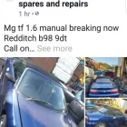 Business 3 image MG & ROVER CAR SPARES & REPAIRS Tyre Dealers & Repairs in Redditch Wo