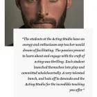 Business 11 image THE ACTING STUDIO Tutors in Nottingham No