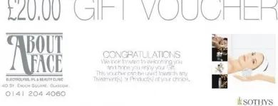 Business 12 image ABOUT FACE BEAUTY CLINIC Beauty Salons & Consultants in Glasgow La