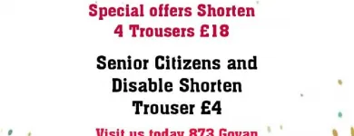 Business 11 image HIS & HERS TAILORING & ALTERATIONS Tailors in Glasgow Glg