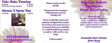 Business 10 image SAMANTHA JANES BEAUTY Beauty Salons & Consultants in Romford Gr