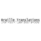 BRAILLE TRANSLATIONS